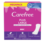 Carefree Plus Large Light Scent ščitniki perila 64 kos za ženske