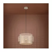 Eglo 390145 - Lestenec na vrvici OLTAMAR 1xE27/40W/230V pr. 48 cm krem barva