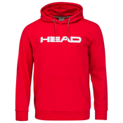 HEAD Sportska sweater majica CLUB BYRON, bijela / crvena