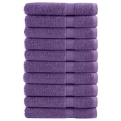 Vidaxl Premium brisače SOLUND 10kos vijolična 80x200 cm 600 g/m2