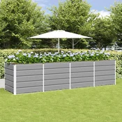 Sadilica Svijetlo siva 240 x 80 x 75 cm Celik