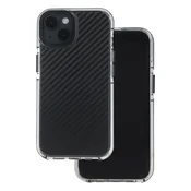 Acrylic Carbon ovitek iPhone 15 Pro - Črn