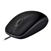 Logitech B110 Miš, USB, Opticki, 1000 DPI, Crni