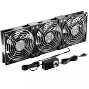 WOWFAST Visokozmogljiv 360 mm ventilator z regulatorjem