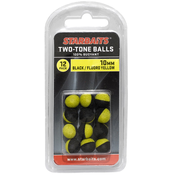 Two Tones Balls 10mm POP UP 12 kosov černá/žlutá