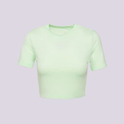 Nike T-Shirt W Nsw Essntl Slm Crp ženske Oblačila Majice FB2873-376 Zelena