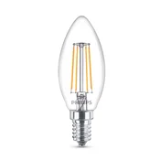 Philips Classic LED žarnica E14 B35 4,3W prozorna 4.000K