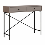 Siva/bež stranska mizica 35x110 cm Titan – Marckeric