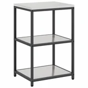 Vidaxl Shramba za kuhinjo HATTEM Srebrna 60 x 50 x 92 cm Jeklo