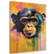 Slika opica v imitaciji umetniške slike - 20x30