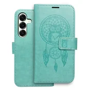 OEM Torbica MEZZO Book za SAMSUNG S25, motiv lovec sanj, zelena
