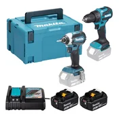 Makita DLX2535TJ 18V aku. set vrtalnik in vijačnik + 5.0 Ah baterije