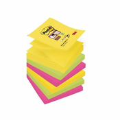 Post-It Super Sticky Rio - 7,6 x 7, 6 cm, 5 barv, 6 x 90 kosov