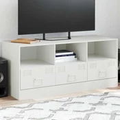 vidaXL vidaXL TV omarica bela 99x39x44 cm jeklo, (21228490)