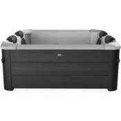 MSpa Whirlpool OSLO Square Jet+Bubble Spa 160 x 160 x 65 cm - 6 Personen - 1 set