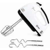 Rucni mikser Twist Pro, 300 W, 7 brzina, Belo-crni