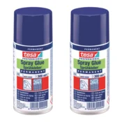 shumee TESA lepilo v spreju za tkanine, stiropor in usnje - trajno 300 ml x 2