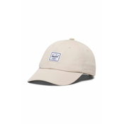 Kapa sa šiltom Herschel Sylas Classic Cap boja: bež, bez uzorka