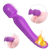 Sex HD Iris - punjivi vibrator za masažu s 2 motora (ljubicasta)