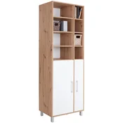 Modern Living Regal Box, Bela, Barva Hrasta