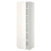 METOD Visoki element s policama, bela/Veddinge bela, 60x60x200 cm