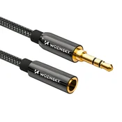 WOZINSKY Wozinsky podaljšek mini jack (ženski-moški) podaljšek AUX 3 m črn