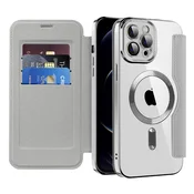 Etui SmartMag Book z Magsafe tehnologijo in RFID denarnico za iPhone 12 Pro Max - gray