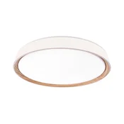 LED prigušiva stropna svetiljka ILVI LED/30W/230V 2700-6500K precnika 40 cm bela/bež + daljinski upravljac