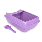 Mačje stranišče z rešetkami Select vijola 50x38x15cm Happet - Mačja stranišča