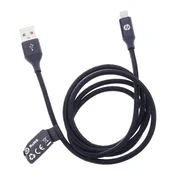 HP Kabl DHC-MF101, USB A, MFI, NA, Lightning, 100cm, Crni