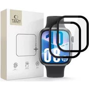 Zaščitno kaljeno steklo TECH-PROTECT GLASS FLEX+ 2-PACK HUAWEI WATCH FIT 4 BLACK (5906302319060)