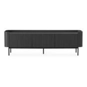 Črna TV omarica 180x55x40 cm Willa – MOME
