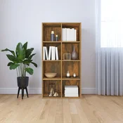 shumee vidaXL Knjižna omara dimljen hrast 66x30x130 cm