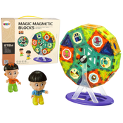 Lean Toys Magnetne kocke 3D - Panoramski kotac