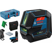BOSCH Kombinovani linijski laser sa zelenim zrakom GCL 2-50 G sa magnetnim nosacem sa štipaljkom + kofer/ domet 50m