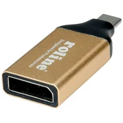ROLINE Roline 12.03.3232 USB-C® / DisplayPort adapter črna\, zlata, (20426555)