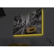 Opviq Slika na platnu sa LED osvetljenjem 45x70cm