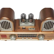 RX-998 prenosni retro radio z Bluetoothom, USB-jem in LED svetlobo
