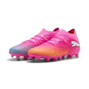 PUMA FUTURE 9 PRO FG/AG Football Boots Youth, Shoes, Poison Pink/Sun Stream/Bright Aqua, 33