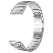 Univerzalen jekleni pas Techsuit QuickFit W012 26mm za pametne ure - srebrn