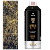 shumee Realističen marmorni učinek Marmorni sprej 400 ml zlat za dekoracijo sveč
