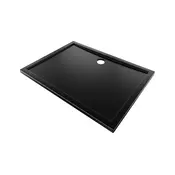 Mexen Flow pravokotni tuš kad slim 90 x 75 cm, črna mat - 46R707590