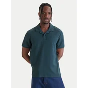 Calvin Klein Jeans Polo majica Easy Micro Waffle LV04RF205G Zelena Regular Fit