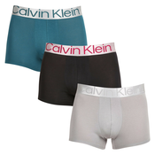 Calvin Klein Underwear Boksarice, siva, zelena, črna