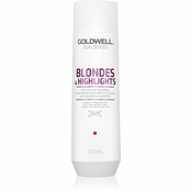 Goldwell Dualsenses Blondes & Highlights šampon za blond lase nevtralizira rumene odtenke  250 ml