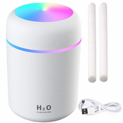 GOTEL LED RGB vlažilec zraka difuzor 300ml USB + dišave