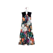 Desigual Poletna obleka Tropical turkizna / zelena / temno oranžna / črna