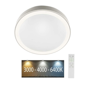 LED prigušiva stropna svetiljka LED/40W/230V 3000K/4000K/6500K + daljinski upravljac
