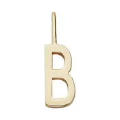 Pozlačeni srebrni obesek Design Letters