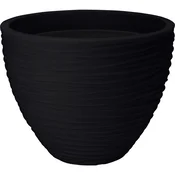 ProGarden Lonec za rože, premer 40 x višina 31 cm, antracitna barva